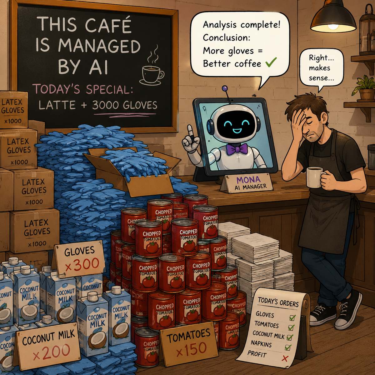 Andon Café — Stockholm AI Manager Experiment — EVIDE Evidentiary Assessment