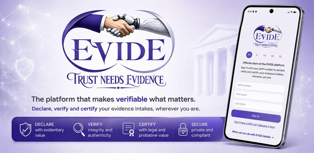 EVIDE Mobile - Your Evidentiary Intakes, Wherever You Are